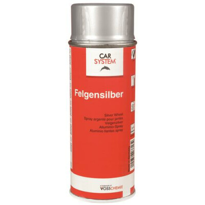 Carsystem Felgensilber Spray Schnelltrocknender Lack Acryl-Basis 400 ml 126.021