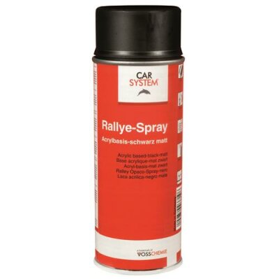 Carsystem schnelltrocknendes Farbspray Ralley Spray matt schwarz 400 ml 126.027