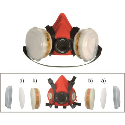 Carsystem Star Mask Atemschutzmaske Maske A2/P2  Größe L