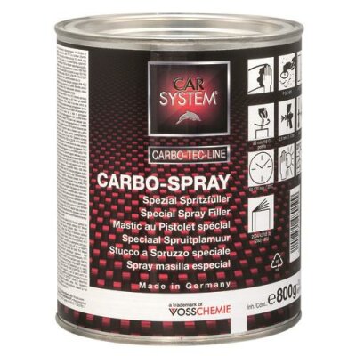 Carsystem Carbo Spray Spritzfüller für Carbon 0,82 kg inkl. Härter 148.019