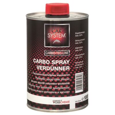 Carsystem Carbo Spray Verdünner transparent 1 Liter 148.234