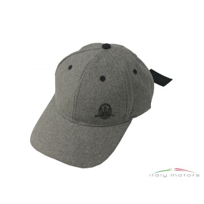 Original Maserati Mütze Cap Baseballcap grau mit Logo...