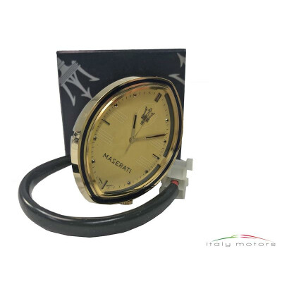 Original Maserati Ghibli QP Biturbo Uhr Gold Vergoldet...