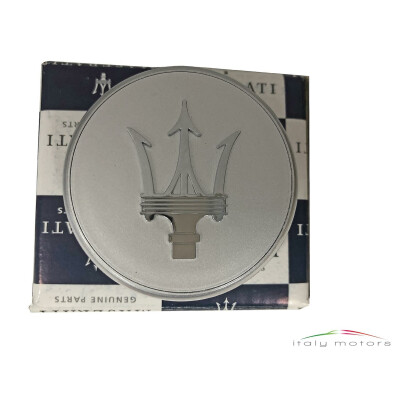 Original Maserati Nabenkappe Nabenabdeckung Nabendeckel silber 1 Stück 387201362