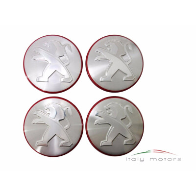Original Peugeot Radnabendeckel Set Naben Kappe Radnabe 4Stk. LIGNE S 1608265280