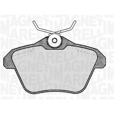 Bremsbelagsatz Scheibenbremse Alfa Romeo Lancia 9951193 77362343 9948577