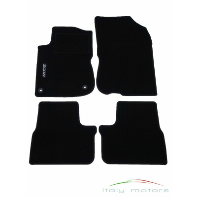 Original Peugeot 2008 Fußmatten Automatten Velours schwarz 4er Set 1609551580