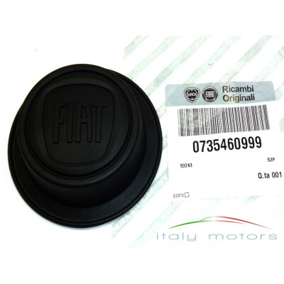 Original FIAT Panda Van (169) Felgendeckel schwarz - 735460999 - 735458432