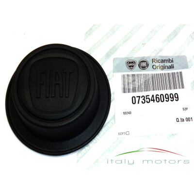 Original FIAT Punto Van (188AX) Felgendeckel schwarz - 735460999 - 735458432