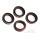 4x Alfa Romeo Lancia Wellendichtring Simmerring 60610985 60812037 60808083
