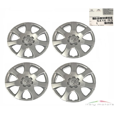 Original Peugeot Radzierkappe Radblende Radkappe Felgendeckel Set 14 Zoll 5416R3