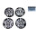 Original Fiat Ducato Alufelgen Felgen Set 16 Zoll 1382535080