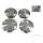 Original Peugeot Felgendeckel Nabendeckel Radnabenabdeckung Set 4 Stück 5421.89